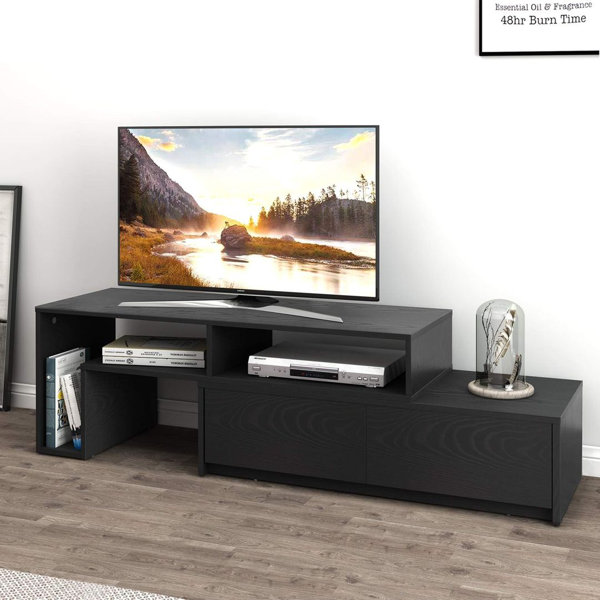 Latitude Run® Modern Tv Stand With 2 Storage Drawers, 2 Pieces
